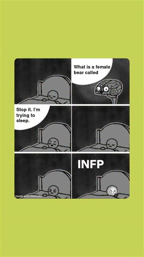 INFP Personality Community on Instagram: "INFPs trying to sleep is a negotiation with their own brain. One random question turns into a full philosophical spiral, suddenly you’re replaying conversations from five years ago, wondering about animal facts, life meaning, and whether you said something weird that one time. The body is tired but the mind decides it’s the perfect moment to explore the universe. That’s the INFP curse and gift at the same time. A brain that never shuts off because it’s a