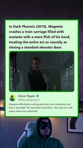 Dark Phoenix 2019 Magneto Annihilates Mutant-Filled Train Car with a Hand Gesture