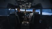 Airplane Cockpit for Aviation Pilot and Plane Navigation of Pilotage....
