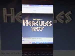 Opening To Disney Pixar’s Toy Story VHS 📼 1996