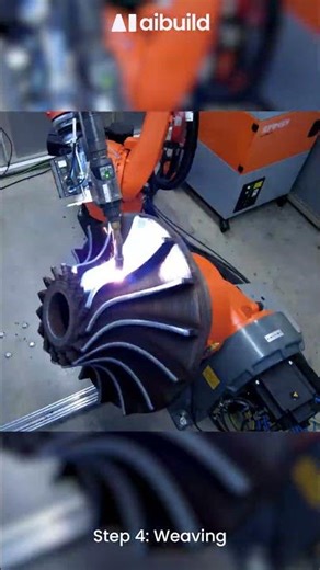 Step 4: Non-Planar Weaving for Complex Blade Profiles | WAAM Innovation #3dprinting #metal #ai #3d