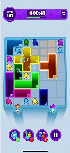 Drop Away Level 131 Walkthrough | Quick Puzzle Solution & Gameplay | Drop Away Level 131 Short