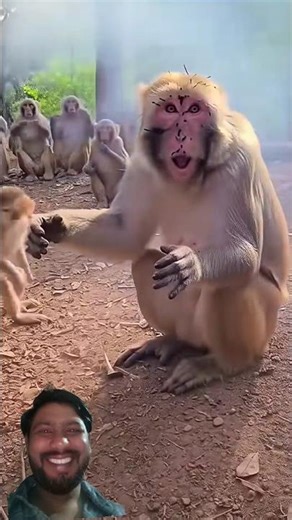 Baby Monkey Hands Mom a Firework… And What Happens Next Is Hilarious! 💥🐒😂 | Realistic Short
