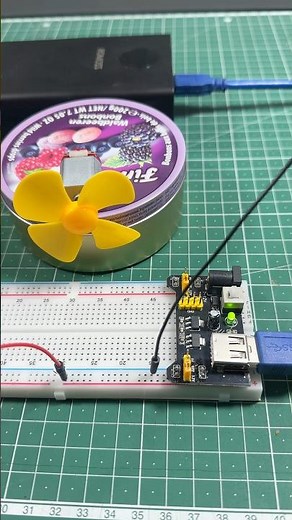 Great power source for inventors and DIY | Breadboard Power Supply | MB-102 + power bank #experiment