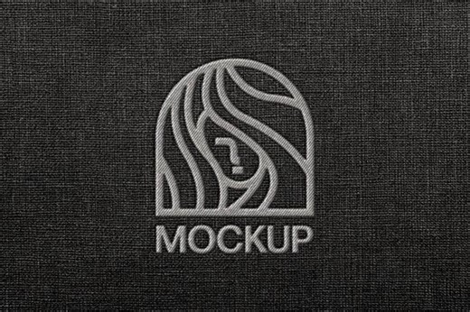 Download Embroidered Logo Mockup