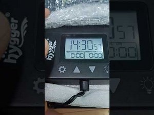 How to set up timer for "Hygger full spectrum lights".