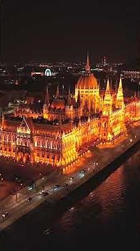 Budapest City, Hungary by Drone - 4K Video Ultra HD [HDR]