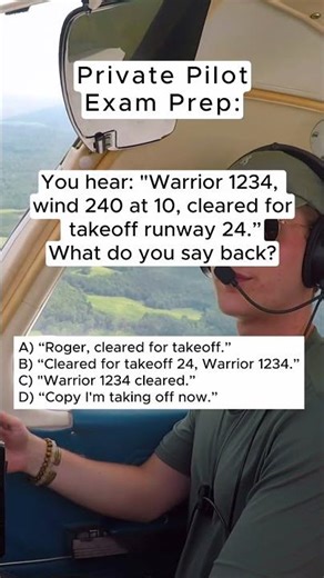 PPL Exam Prep: Cleared for Takeoff — What Do You Say? ✈️