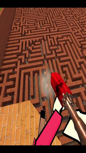 Testing SCP-096's Strength in a Maze Was a MISTAKE #gmod #scp #shorts