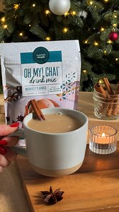 Whether you're wrapping gifts, baking cookies, or watching holiday movies, Oh My Chai brings the perfect cozy-sweet spice to every moment. | Tastefully Simple, Inc.