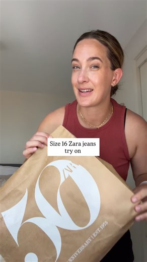 Georgia - Midsize Outfits & Try Ons on Instagram: "Are these both a win? I didn’t plan on keeping both! Helpppppp 🤎 Sadly I’m unable to link @zara.australia on my @ltk.australia anymore but I’ll try and remedy that. In the meantime the style names are below for easy shopping 🥰 TRF mid waist carrot jeans in chocolate- size 18 AU TRF mid waist full length jeans in taupe- size 16 AU #tryon #midsize #size16 #zara #jeans #barreljeans #brownjeans"