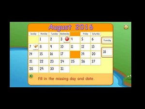Starfall calendar for August 2016(2)