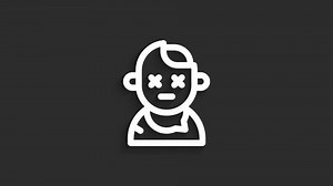 Icono de zombi: animación lineal de: video de stock (totalmente libre de regalías) 3794504957 | Shutterstock