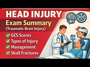 Head Injury (Traumatic Brain Injury| GCS, Types & Management/ Nursing notes