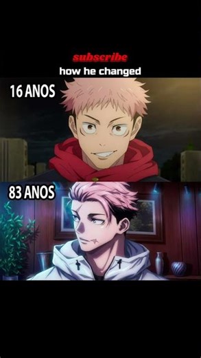 Yuji Itadori Transformation — 16 Years Old vs 83 Years Old 🔥