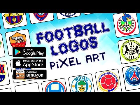 Football Logo Pixel Art