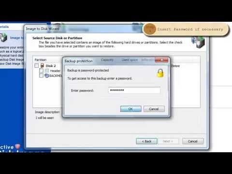 How to restore a disk image with Active@ Disk Image?