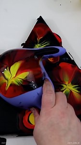 49K views · 596 reactions | Creating an Abstract Flower Painting | Amanda's Designs | Facebook