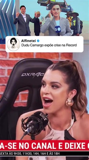 Dudu Camargo Revela Crise na Record