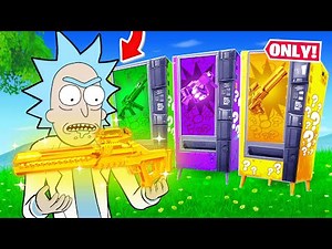 VENDING MACHINE *ONLY* Challenge in Fortnite!