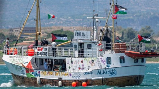 Handala sets sail for Gaza to challenge Israeli blockade of Palestinian territory