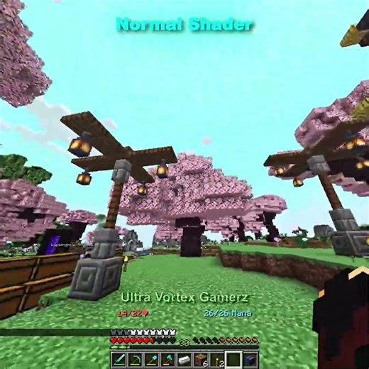 Normal Minecraft vs My Shader… Which Looks Better? 🤔 #shorts #minecraft