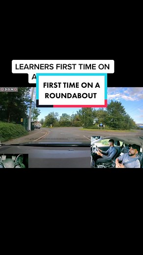 First Time on a Roundabout Driving Lesson
