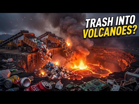 What if We Dumped Our Trash into Volcanoes?