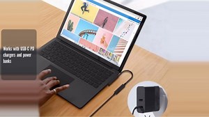 Surface Connect to USB-C Charging Cable PD 15V/3A Compatible for Microsoft Surface Pro 3/4/5/6/7, Surface Laptop 3/2/1,Surface Go, Surface Book1/2/3 0.2M