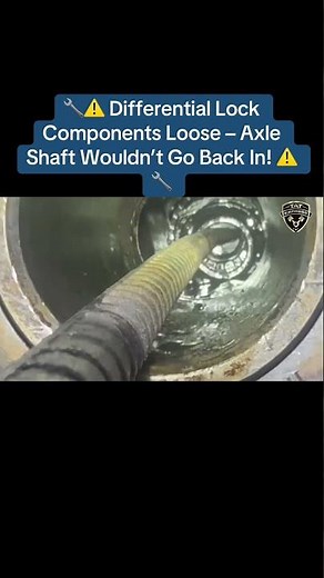 🔧⚠️ Differential Lock Components Loose – Axle Shaft Wouldn’t Go Back In! ⚠️🔧