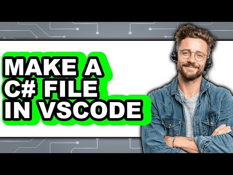 How to Make a C# File in Vscode (easy Method)