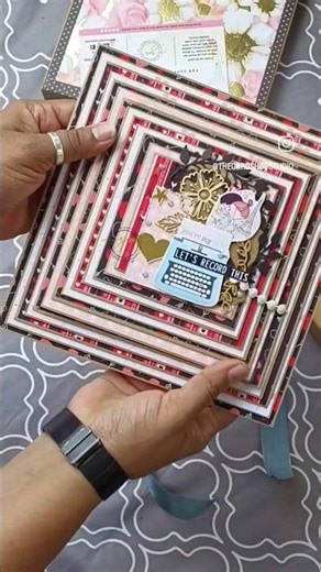 Unique Pyramid Design Album | Pyramid Album #pyramidcard #trending #handmade