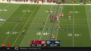 Brett Rypien completes first career pass to Tim Patrick