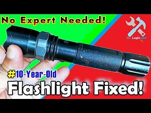 DIY Flashlight Repair That Will Blow Your Mind – Works Every Time!