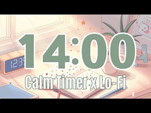 Cute 14 Minute Kawaii Timer with Relaxing Music