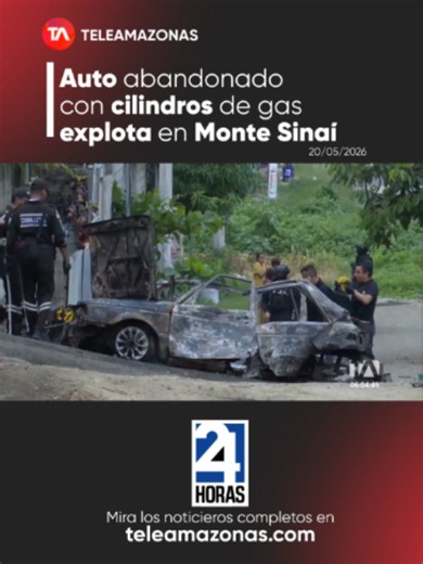 #24Horas | Un auto cargado con cilindros de gas explotó en Monte Sinaí, dejando una onda expansiva de 10 metros. Las autoridades investigan este atentado y su relación con otro violento suceso ocurrido pocas horas antes. Un reportaje de Camila Guevara