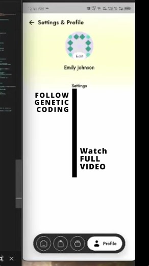 Flutter Profile Screen UI | Clean Architecture + GetX #Flutter #getx #profile #UserUi #canvasart