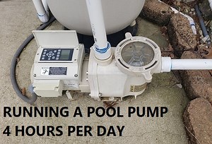 Running A Pool Pump 4 Hours Per Day