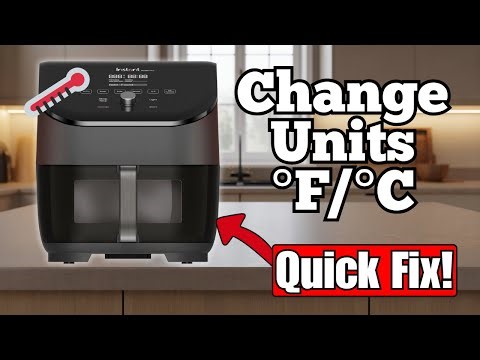 Instant Vortex Air Fryer Showing Wrong Temp Units? Fix It Fast