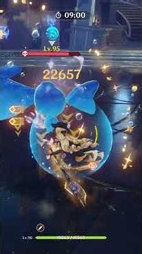【原神】無凸ナヴィア単騎(?)で螺旋12層攻略してみた #genshinimpact