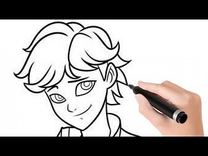 How to draw Adrien Agreste Easy & Step by Step