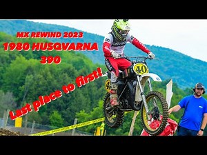 LAST TO FIRST PLACE - 1980 Husqvarna 390 - Unadilla MX Rewind 2023