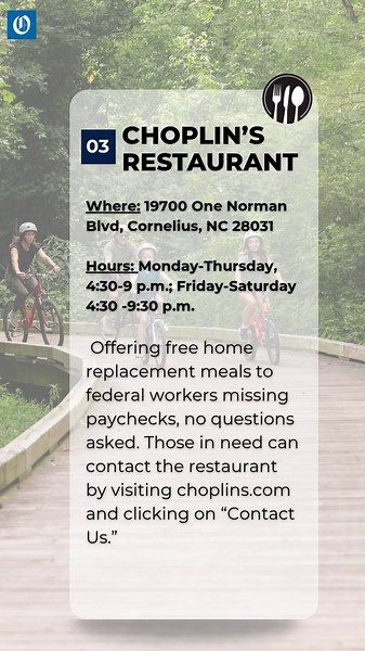 NC restaurants step up amid SNAP delays and federal shutdown