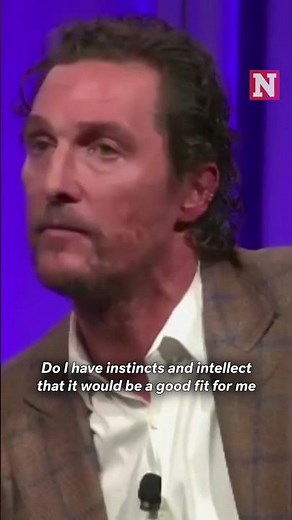Matthew McConaughey Talks Possible Political Run