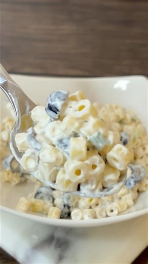 Macaroni Salad Just in Time for Summer #macaronisalad #recipe #youtubeshorts
