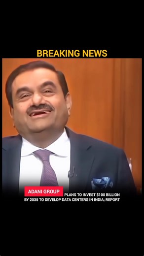 Adani Group to invest $100 billion in AI-ready data centres by 2035 #adani #adanigroup #india