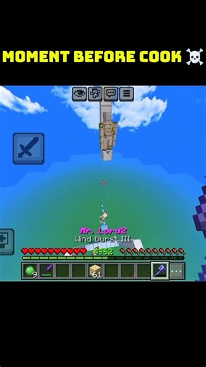 Moment before clutch ☠️ #minecraft #gaming