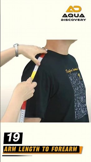 How to take measurement: Arm length: the base of the neck to forearm