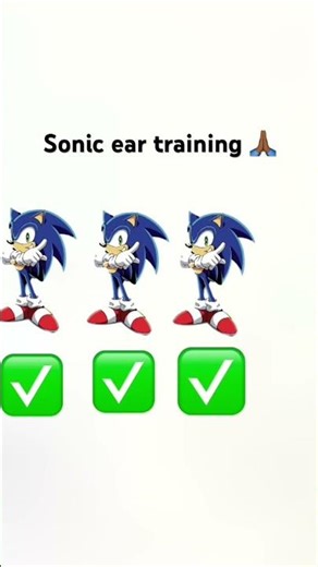 Sonic ear training #sonic
