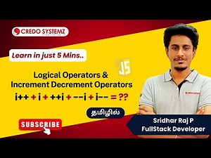 Javascript for Beginners | Logical & Increment/Decrement Operators in 5 Mins | JavaScript | Day 10